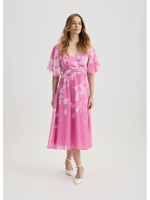 Abito midi a fiori Liu Jo | CA5413TS387.M9259